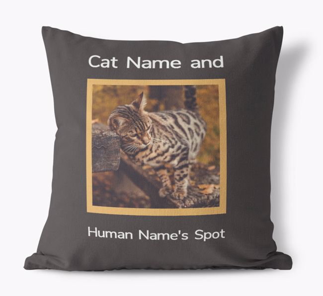 Our Spot: {breedCommonName} Photo Upload Pillow